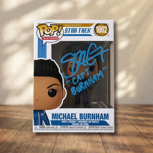 Michael Burnham Funko POP! Signed Star Trek: Discovery Autograph Sonequa Martin-Green COA