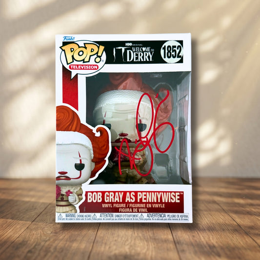Pennywise Funko POP! Signed IT Welcome to Derry Autograph Bill Skarsgard COA