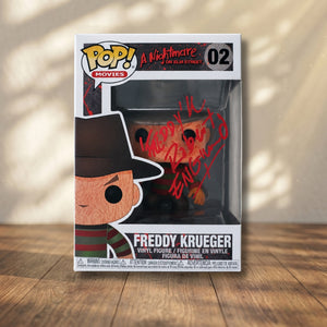Freddy Krueger Funko POP! Signed Robert Englund Nightmare on Elm Street