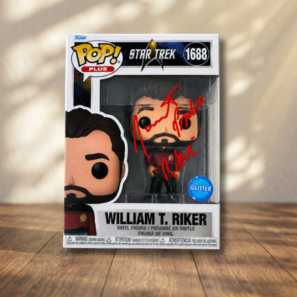 William Riker Funko POP! Signed Star Trek Picard Autograph Jonathan Frakes COA