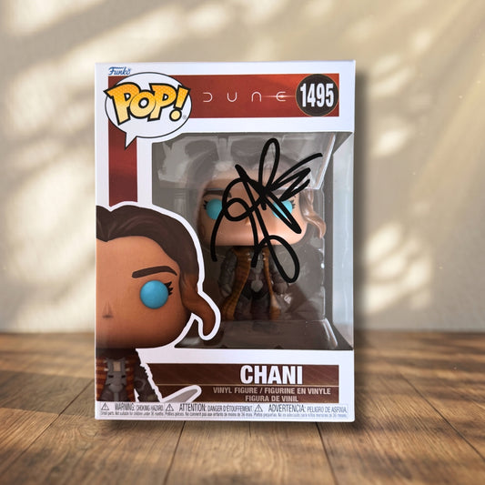Chania Funko POP! Signed Dune Autograph Zendaya COA