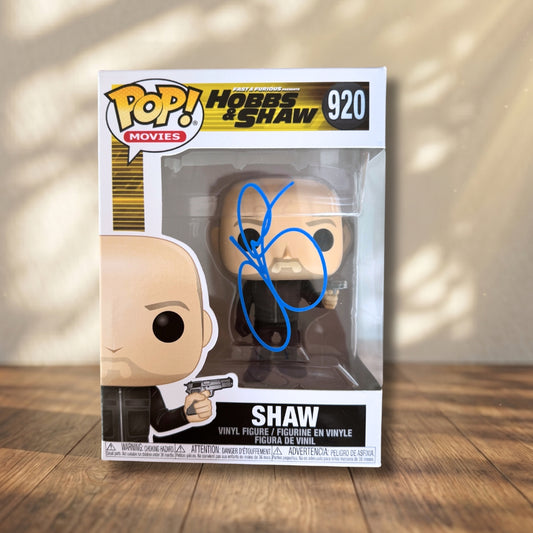 Hobbs Funko POP! Signed Fast & Furious Autograph Jason Statham COA