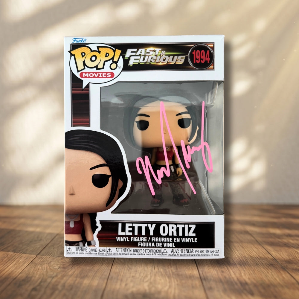 Letty Ortiz Funko POP! Signed Fast & Furious Autograph Michelle Rodriguez COA
