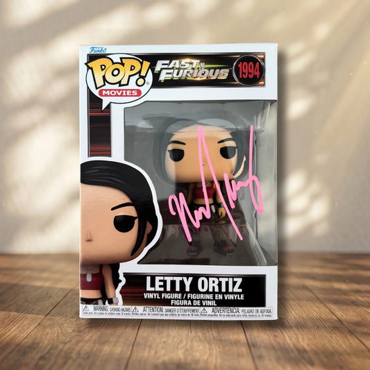 Letty Ortiz Funko POP! Signed Fast & Furious Autograph Michelle Rodriguez COA