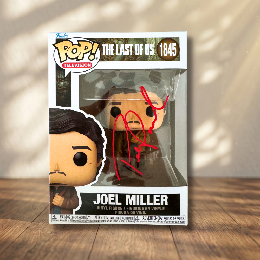 Joel Funko POP! Signed The Last of Us Autograph Pedro Pascal COA