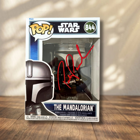 The Mandalorian Funko POP! Signed Star Wars Autograph Pedro Pascal COA