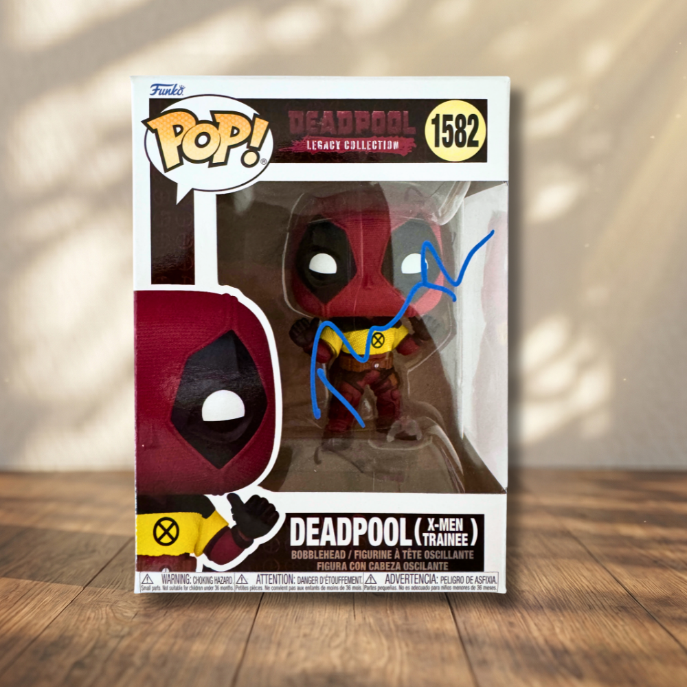 Deadpool Funko POP! Signed X-Men Autograph Ryan Reynolds COA