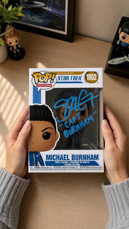Michael Burnham Funko POP! Signed Star Trek: Discovery Autograph Sonequa Martin-Green COA